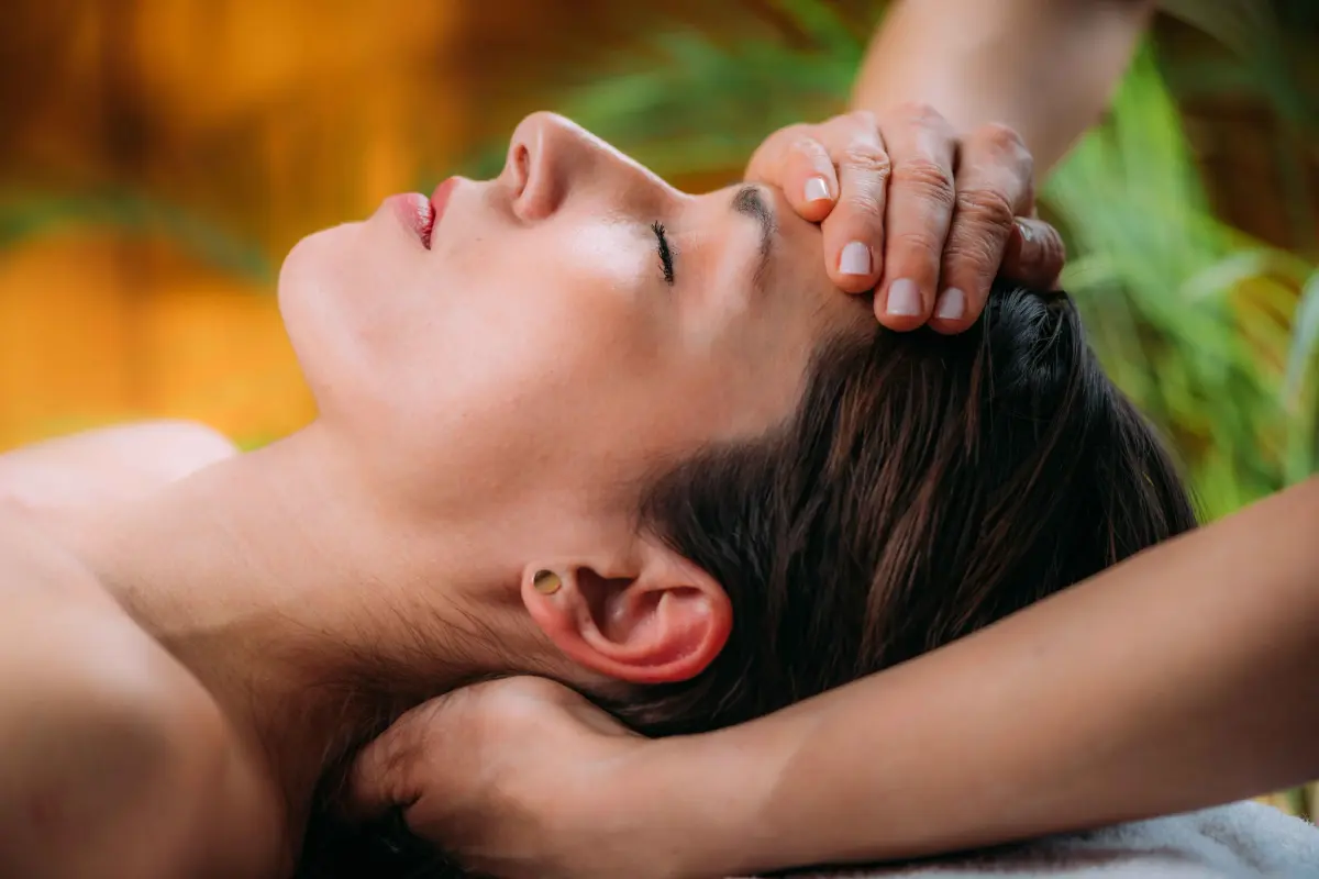 Craniosacral therapy session